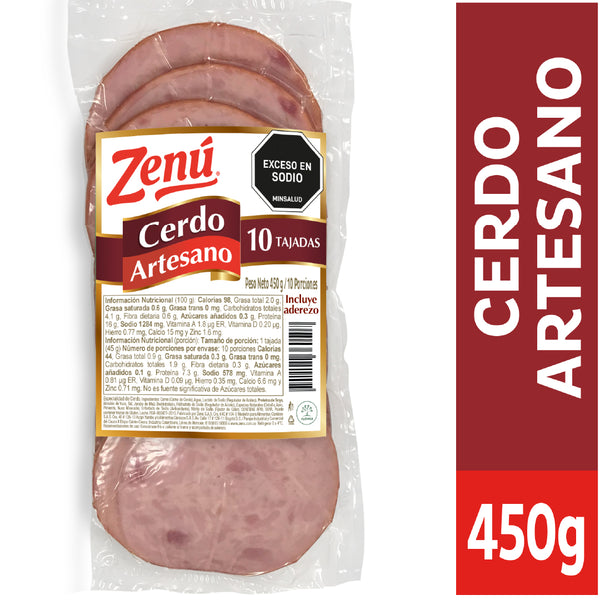 CERDO ZENU 450G ARTESANO